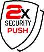 Значок защиты 2x Push