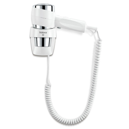 фен настенный valera  action super plus 1600 white 1600 вт белый+хром