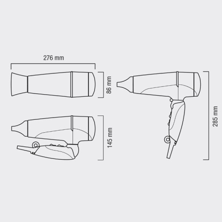 Фен Valera Fold-Away 5400 Ionic TF