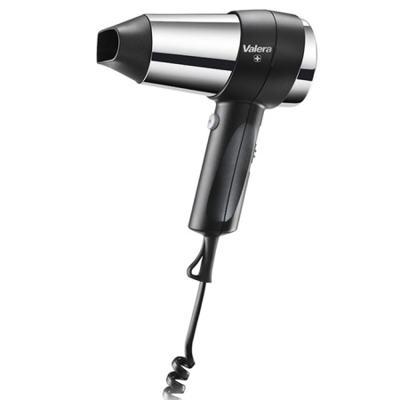 фен переносной valera action 1800 push black (542.14 black) 1800 вт черный+хром